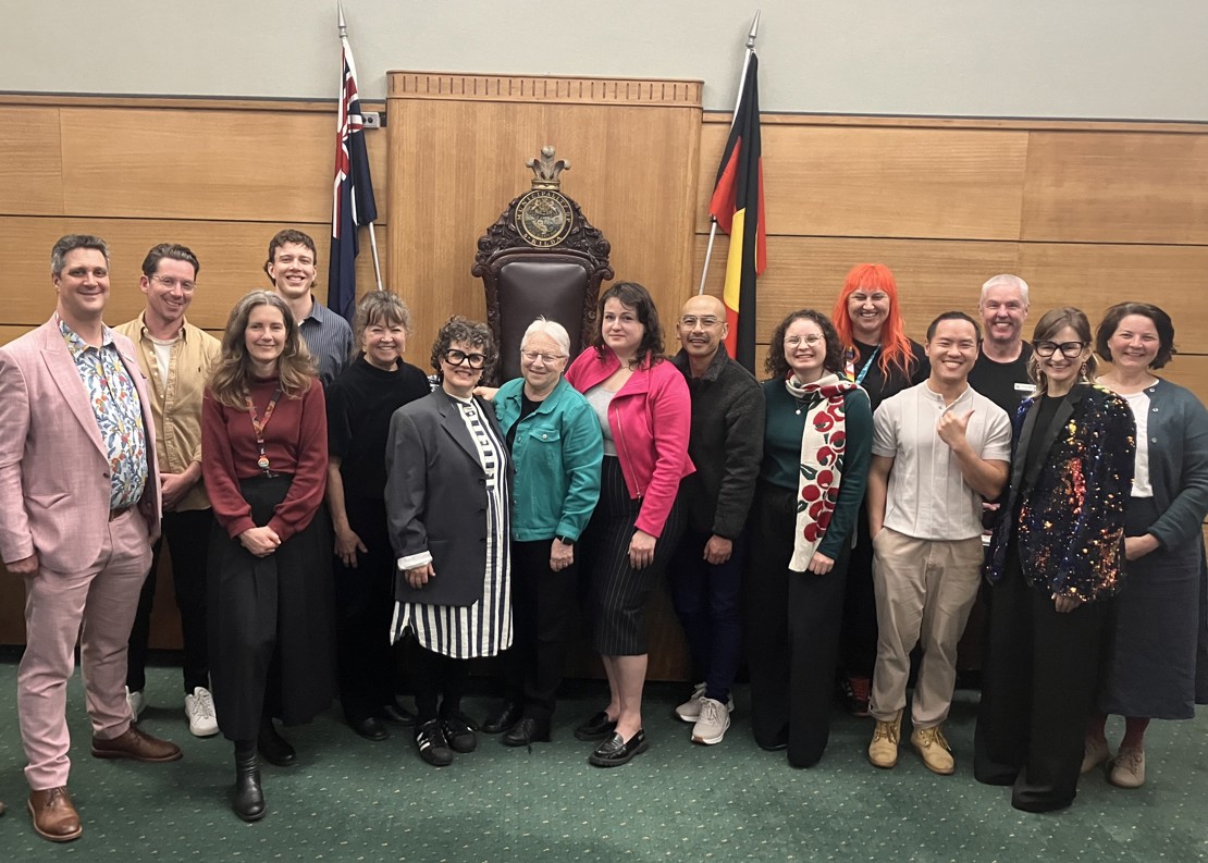 A photo of the 2026 cohort of Environmental Leaders, as well as the Mayor alongside Councillors Justin Halliday and Beti Jay. 