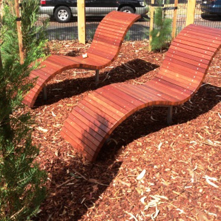 Reclining seats provide a comfortable place to sit in the Reserve