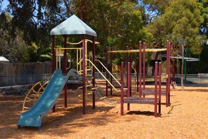 Playground facilities available for use at Hewison Reserve
