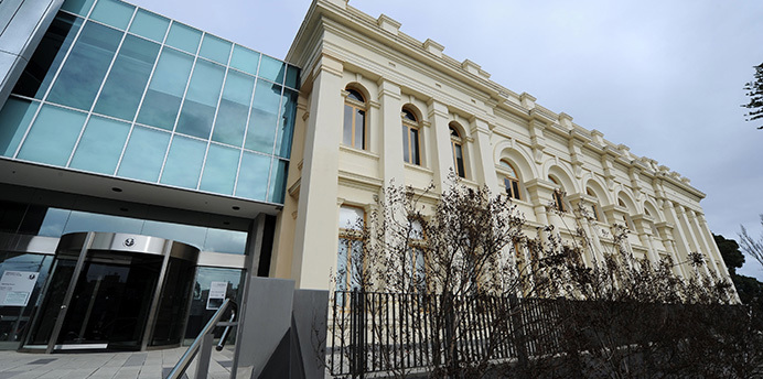 Carlisle Street entrance of the St Kilda Town Hall